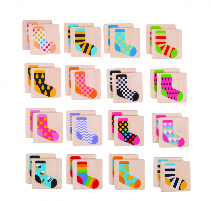 Joc de memorie - Ciorapeii mei, BIGJIGS Toys, 1-2 ani + [4]