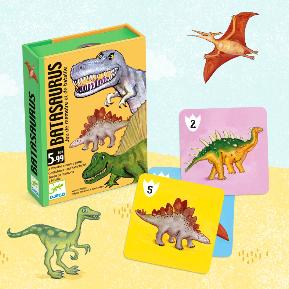 Joc de memorie Djeco Batasaurus, 2-3 ani + [4]