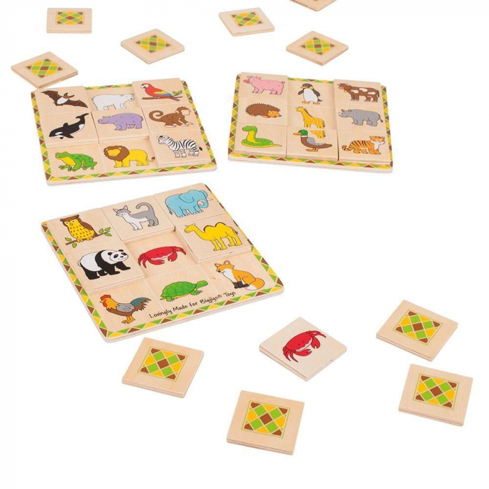 Joc de memorie - Loto, BIGJIGS Toys, 2-3 ani + [2]