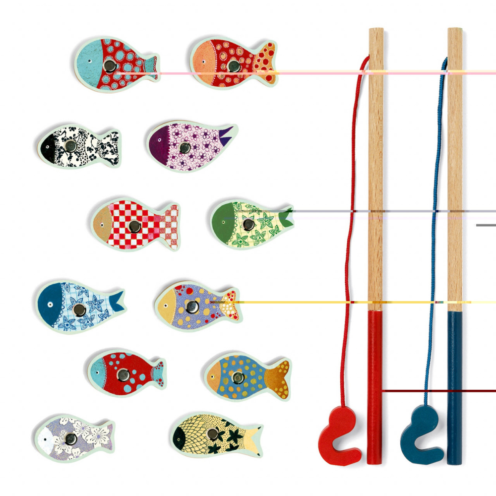 Joc de pescuit magnetic pesti Djeco, 1-2 ani + [3]