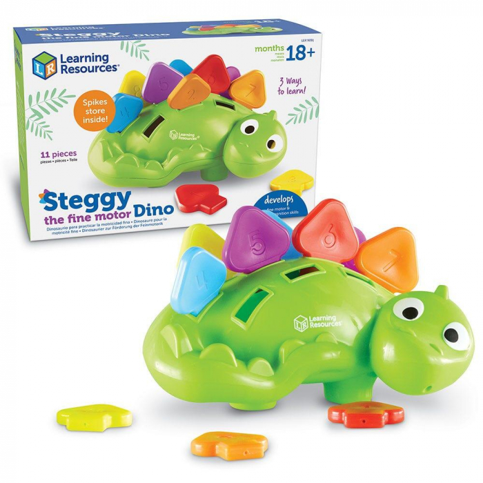 Joc de potrivire - Dinozaurul Steggy, Learning Resources, 1-2 ani + [6]