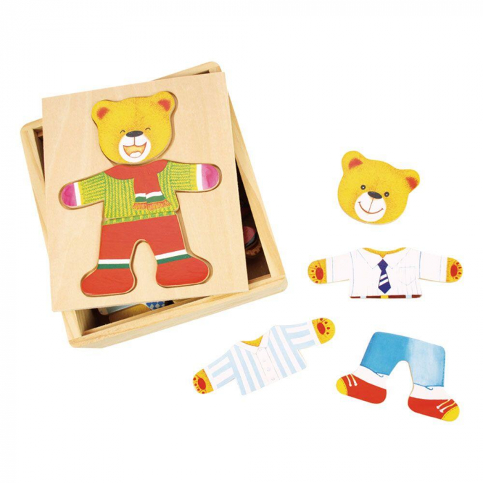 Joc de potrivire - domnul Urs, BIGJIGS Toys, 2-3 ani + [2]