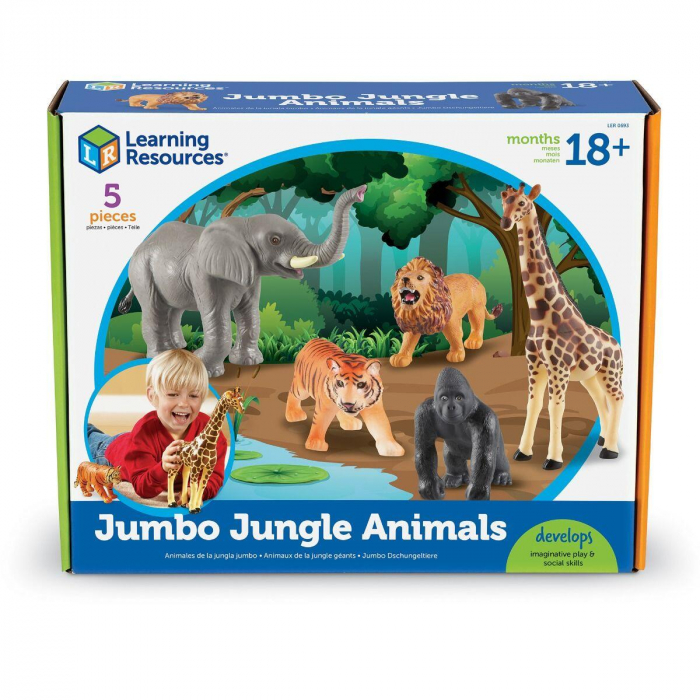 Joc de rol - Animalute din jungla, Learning Resources, 1-2 ani + [5]