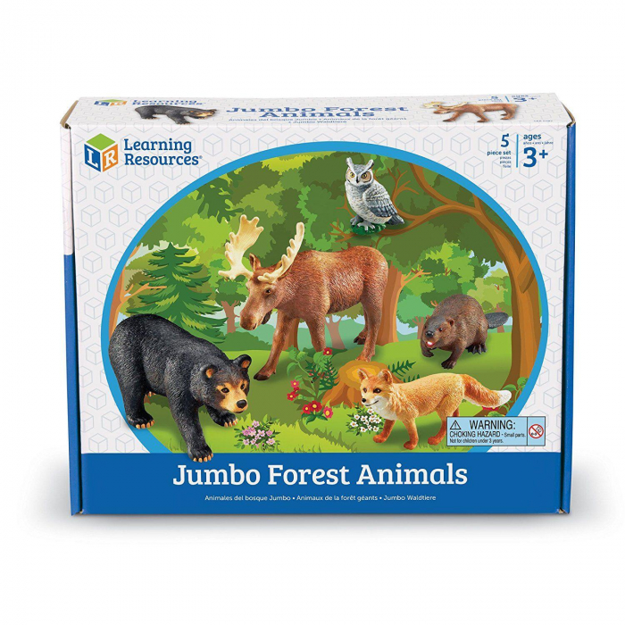 Joc de rol - Animalute din padure, Learning Resources, 1-2 ani + [5]