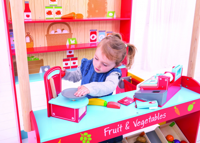 Joc de rol - Magazinul oraselului, BIGJIGS Toys, 2-3 ani + [7]