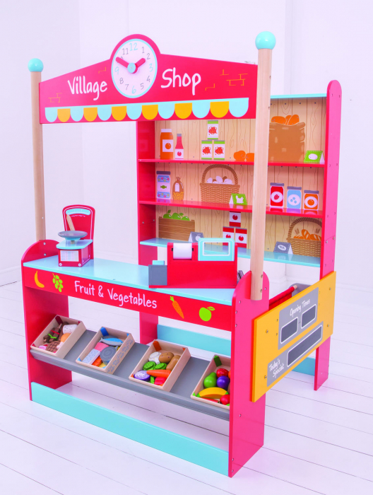 Joc de rol - Magazinul oraselului, BIGJIGS Toys, 2-3 ani + [12]