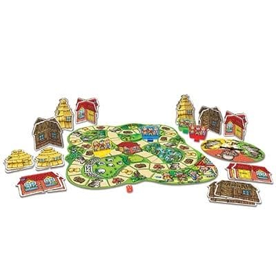 Joc de societate Cei trei purcelusi THREE LITTLE PIGS, Orchard Toys, 2-3 ani + [3]