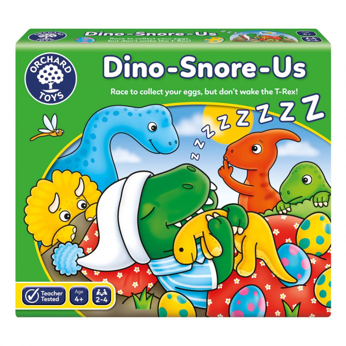Joc de societate Dinozauri care Sforaie DINO-SNORE-US, Orchard Toys, 4-5 ani + [2]