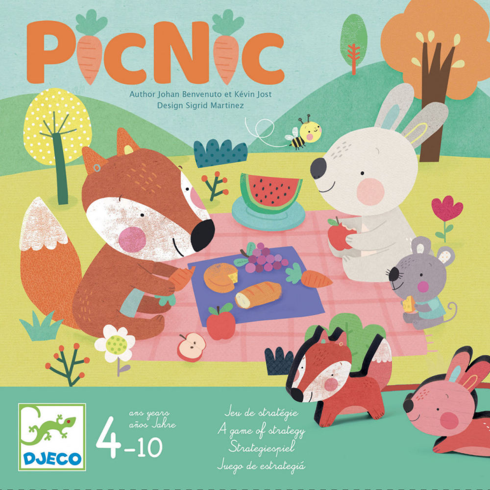 Joc de societate Djeco, PicNic, 4-5 ani + [2]