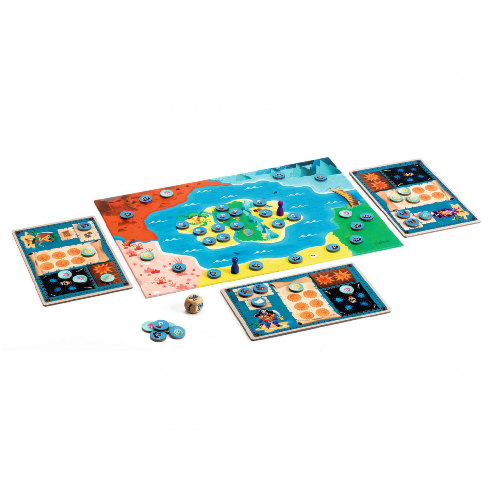 Joc de societate Insula piratilor, Djeco, 5 ani+ [2]