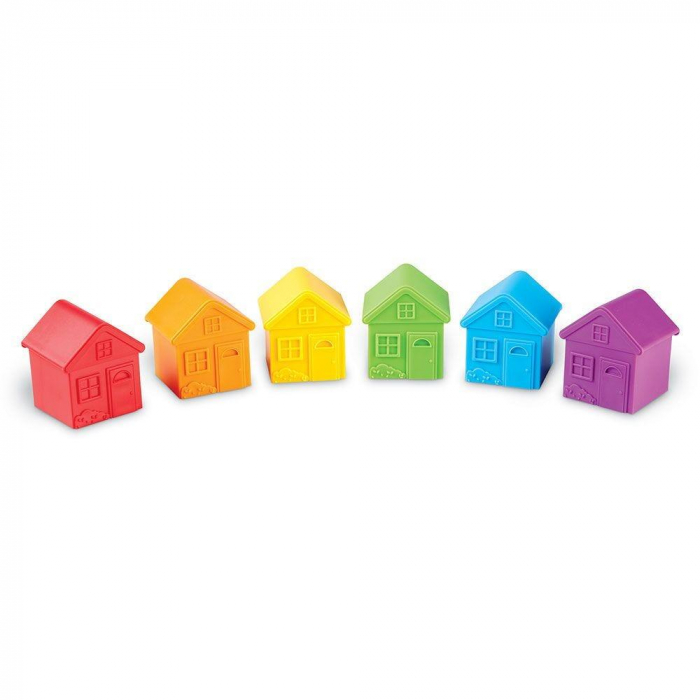 Joc de sortare - Casute colorate, Learning Resources, 2-3 ani + [2]