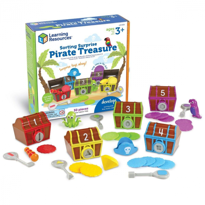 Joc de sortare - Comoara piratilor, Learning Resources, 2-3 ani + [2]