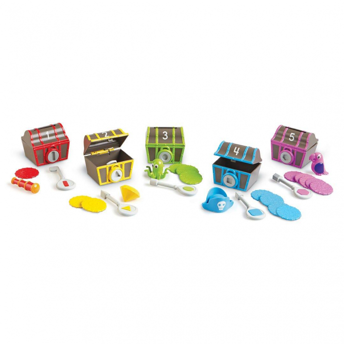 Joc de sortare - Comoara piratilor, Learning Resources, 2-3 ani + [4]