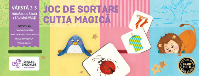 Joc de sortare - Cutia magica, Chalk and Chuckles, 3-6 ani [3]