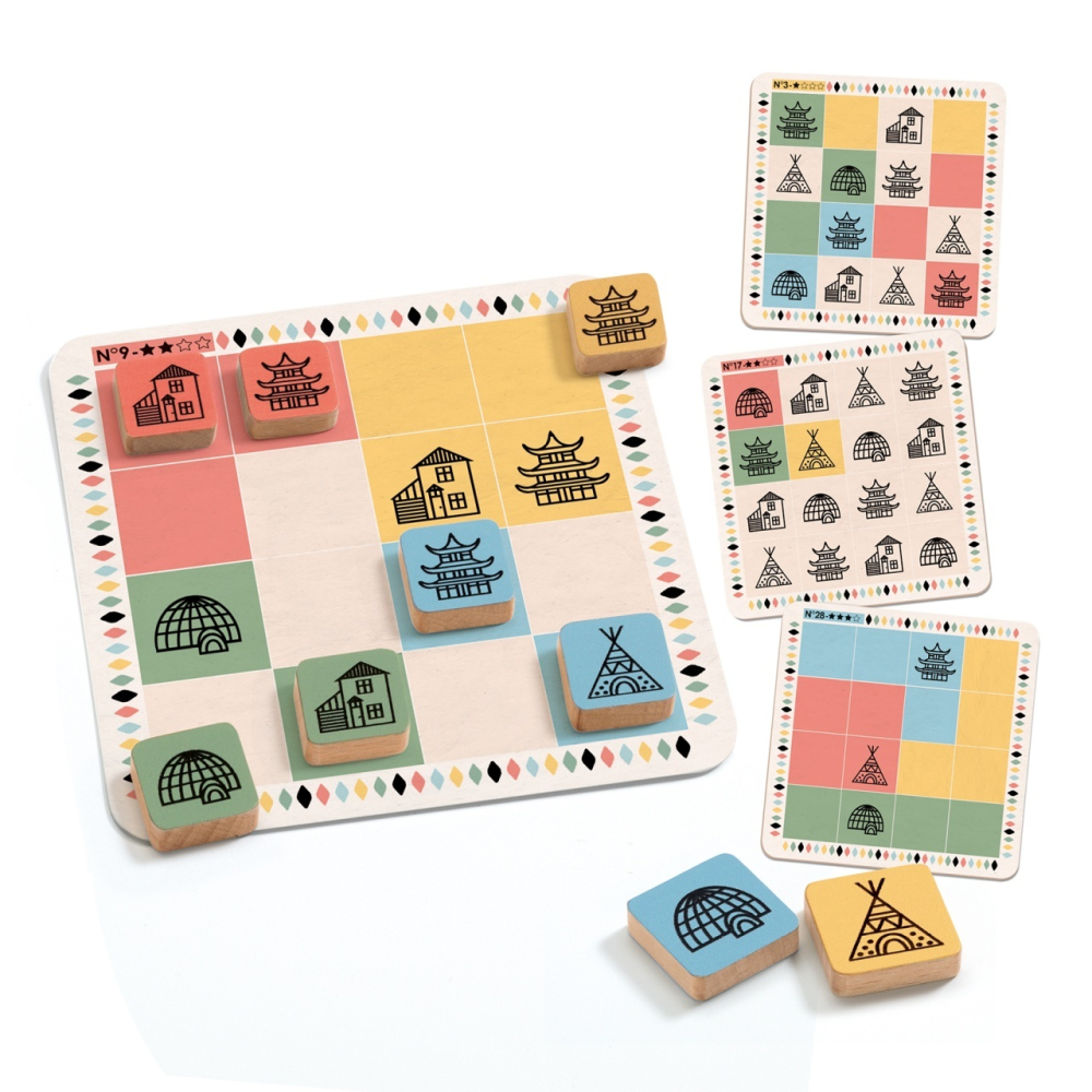 Joc de strategie Djeco, Crazy Sudoku, 6-7 ani + [3]