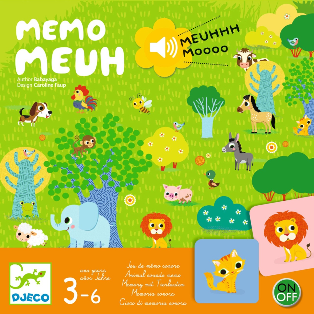 Joc Djeco cu sunete Memo Meuh, 2-3 ani + [2]