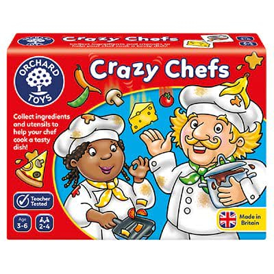Joc educativ Bucatarii nazdravani CRAZY CHEFS, Orchard Toys, 2-3 ani + [2]