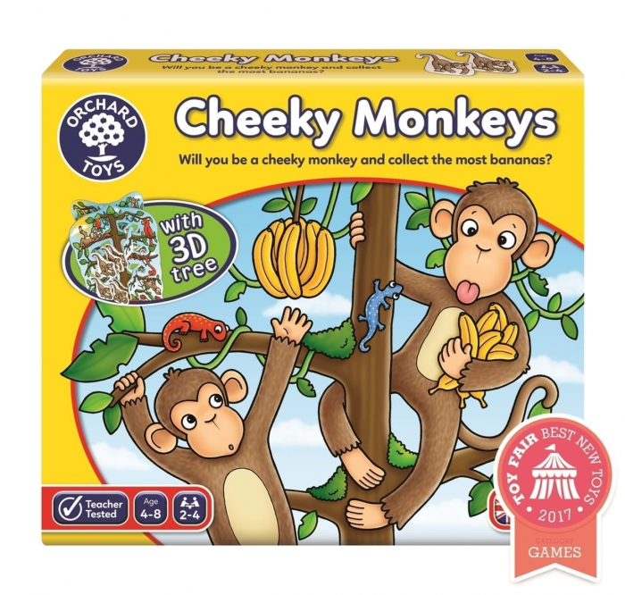 Joc educativ Cheeky Monkeys, Orchard Toys, 4-5 ani + [4]