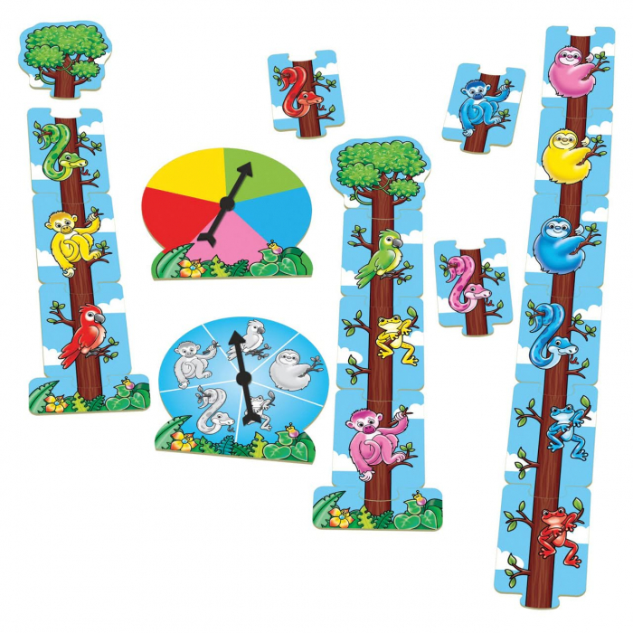 Joc educativ Concurs in Padurea Tropicala RAINFOREST MATCH, Orchard Toys, 2-3 ani + [4]