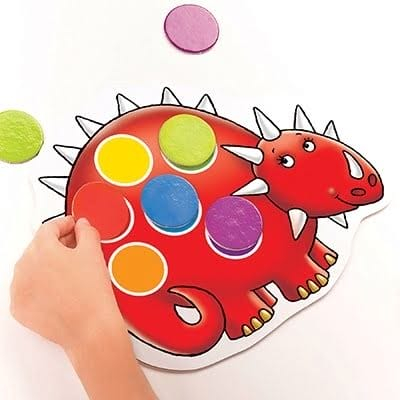 Joc educativ Dinozaurii cu pete DOTTY DINOSAURS, Orchard Toys, 2-3 ani + [4]