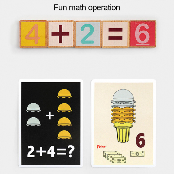 Joc educativ - Inghetata colorata, Topbright, 2-3 ani + [5]