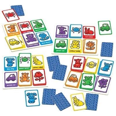Joc educativ loto in limba engleza Catelusii RED DOG BLUE DOG, Orchard Toys, 2-3 ani + [3]