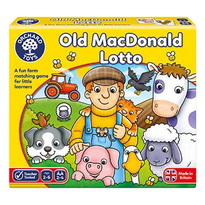 Joc educativ Loto OLD MACDONALD, Orchard Toys, 2-3 ani + [2]