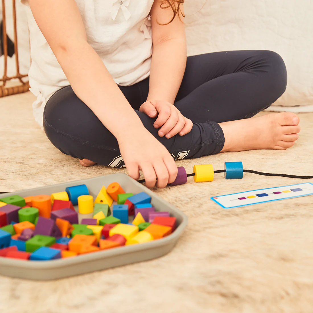 Joc educativ margele insiruite, 72 bucati [4]