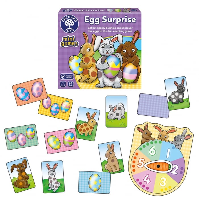 Joc educativ Oua cu Surprize EGG SURPRISE, Orchard Toys, 2-3 ani + [3]