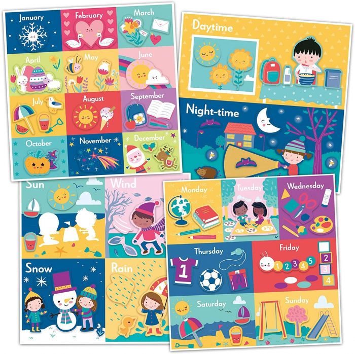 Joc educativ Primul meu calendar cu abtibilduri, Galt, 2-3 ani + [3]