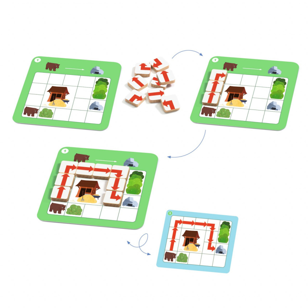 Joc educativ Programino Djeco, 4-5 ani + [3]