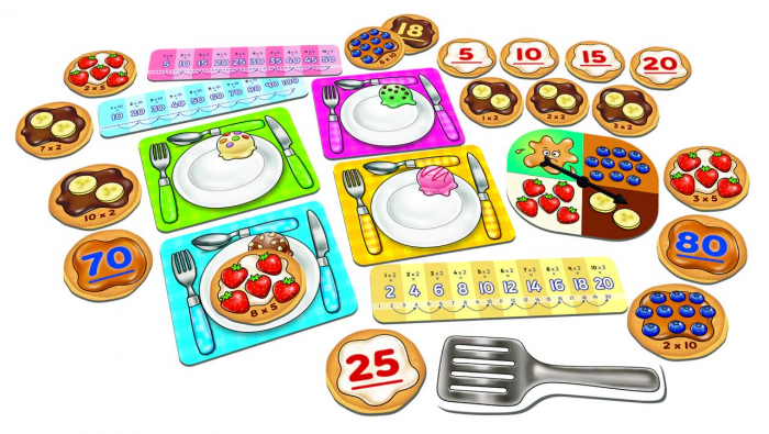 Joc educativ Tabla inmultirii pentru incepatori FIRST TIMES TABLES, Orchard Toys, 8-9 ani + [4]
