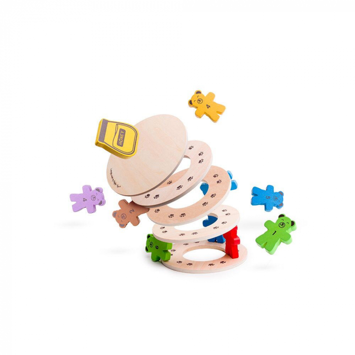 Joc indemanare - Cursa ursuletilor, BIGJIGS Toys, 2-3 ani + [4]