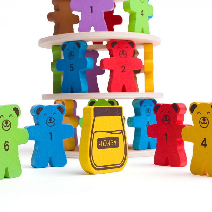 Joc indemanare - Cursa ursuletilor, BIGJIGS Toys, 2-3 ani + [7]