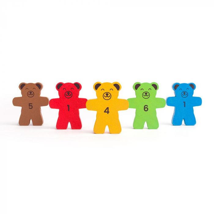 Joc indemanare - Cursa ursuletilor, BIGJIGS Toys, 2-3 ani + [8]