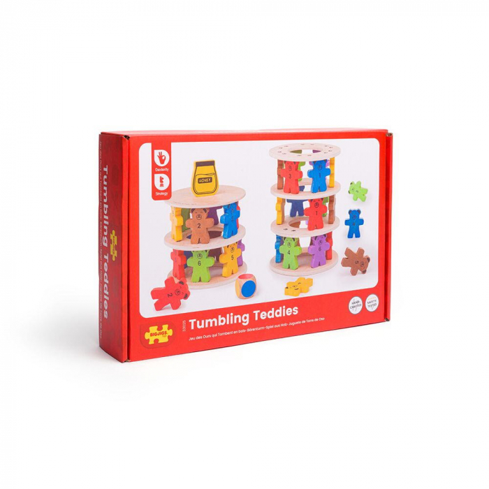 Joc indemanare - Cursa ursuletilor, BIGJIGS Toys, 2-3 ani + [6]