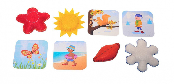 Joc interactiv - Descopera anotimpurile, Chalk and Chuckles, 2-3 ani + [3]