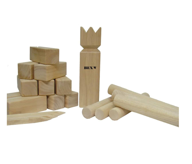 Joc Kubb Viking Original lemn de cauciuc, +6 ani [2]