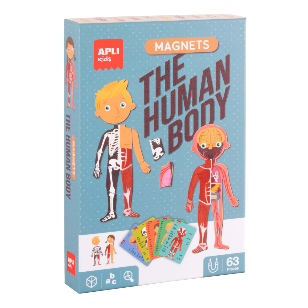 Joc magnetic Corpul Uman - 5 modele diferite, 63 piese [6]