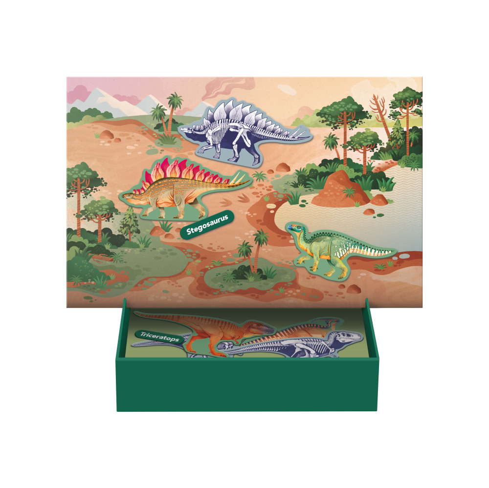 Joc magnetic Dinozauri 44 piese, Apli Kids, +5 ani [4]