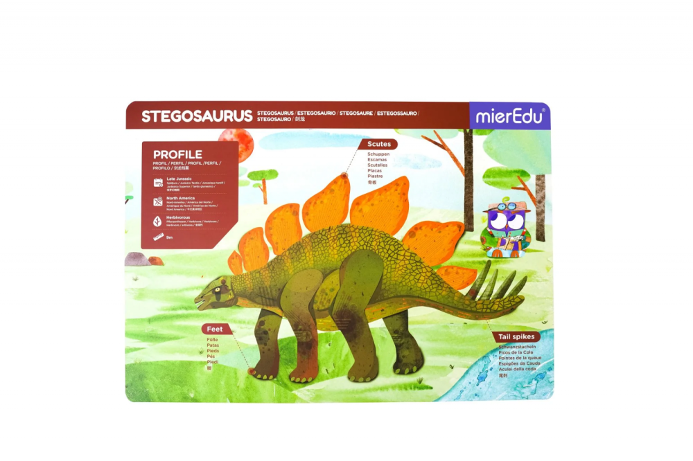 Joc magnetic educativ -Stegosaurus [4]