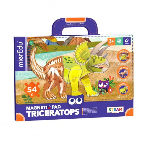 Joc magnetic educativ -Triceraptors [1]