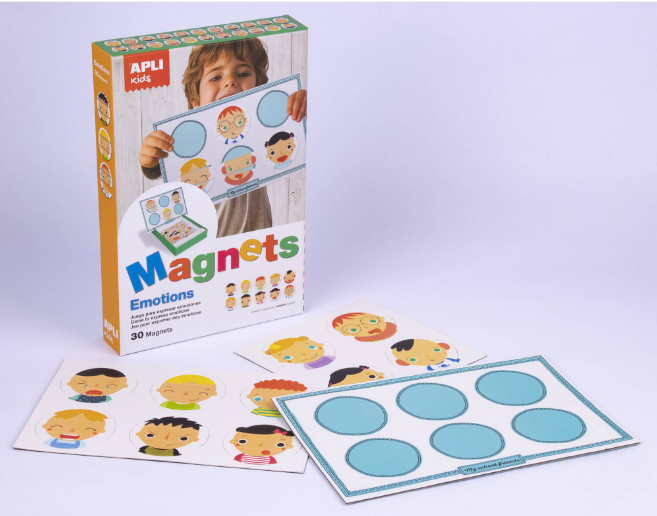 Joc magnetic Emotii - Creeaza Expresii, Apli Kids, +3 ani [6]