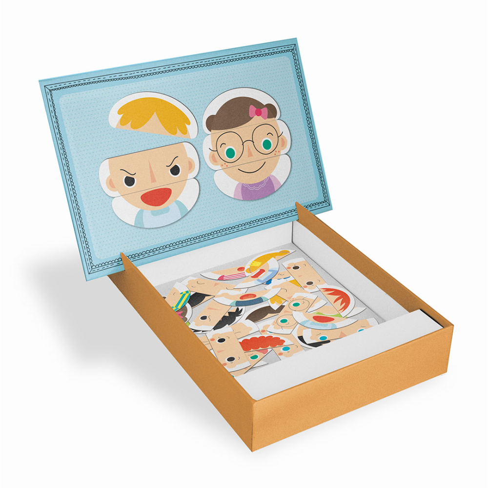 Joc magnetic Emotii - Creeaza Expresii, Apli Kids, +3 ani [2]