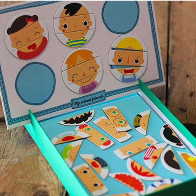 Joc magnetic Emotii - Creeaza Expresii, Apli Kids, +3 ani [8]