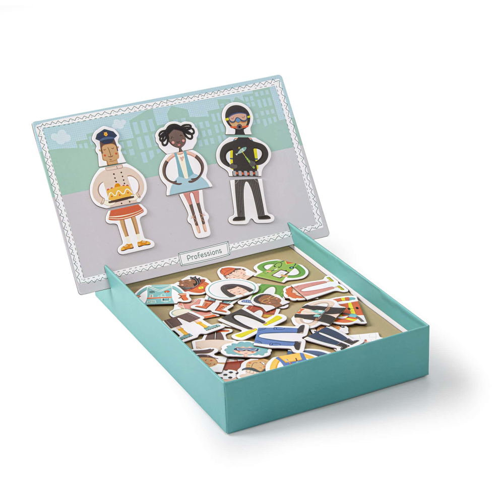 Joc magnetic Meserii - Creeaza personaje, Apli Kids, +3 ani [2]