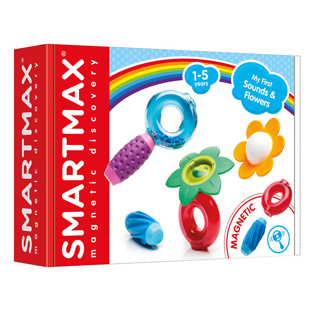Joc magnetic Smart Max, My First Sounds & Flowers, Primele mele sunete si flori, 6 piese [1]