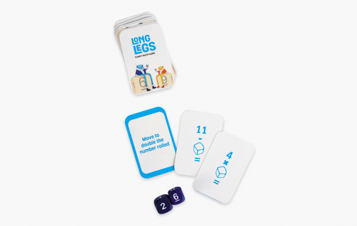 Joc matematic - Long Legs, Chalk and Chuckles, 6-7 ani + [3]