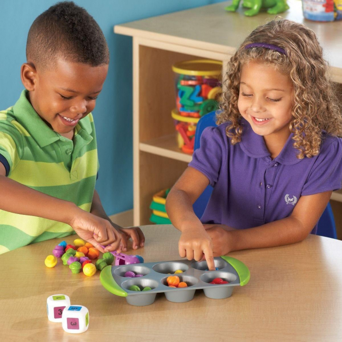 Joc matematic - Mini briose, Learning Resources, 2-3 ani + [6]