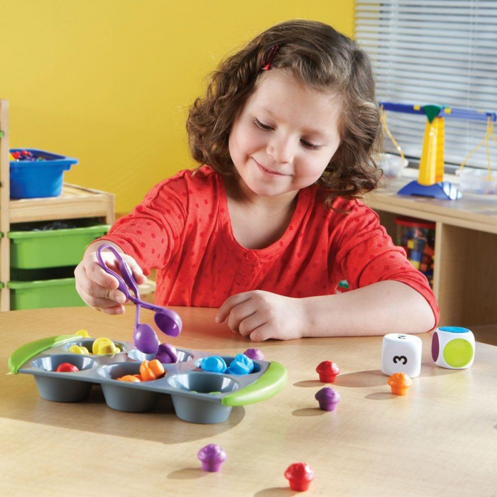 Joc matematic - Mini briose, Learning Resources, 2-3 ani + [4]